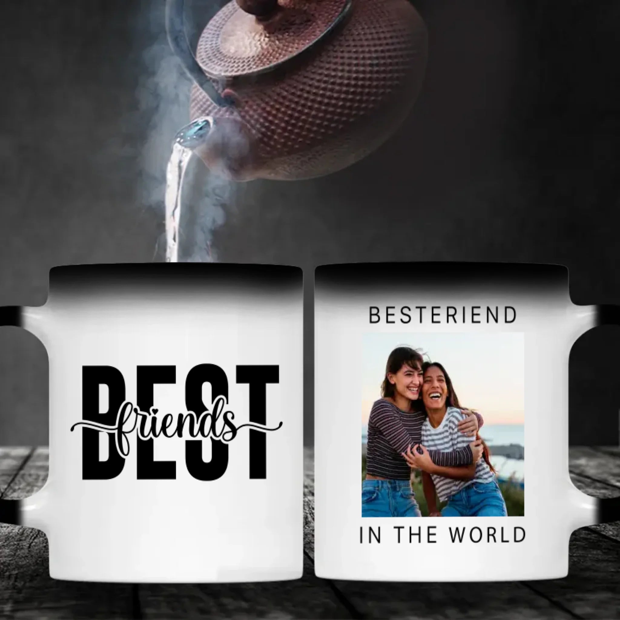 Personalized Mug for Best Friends – Because Friends Make Life Beautiful - 89Prints