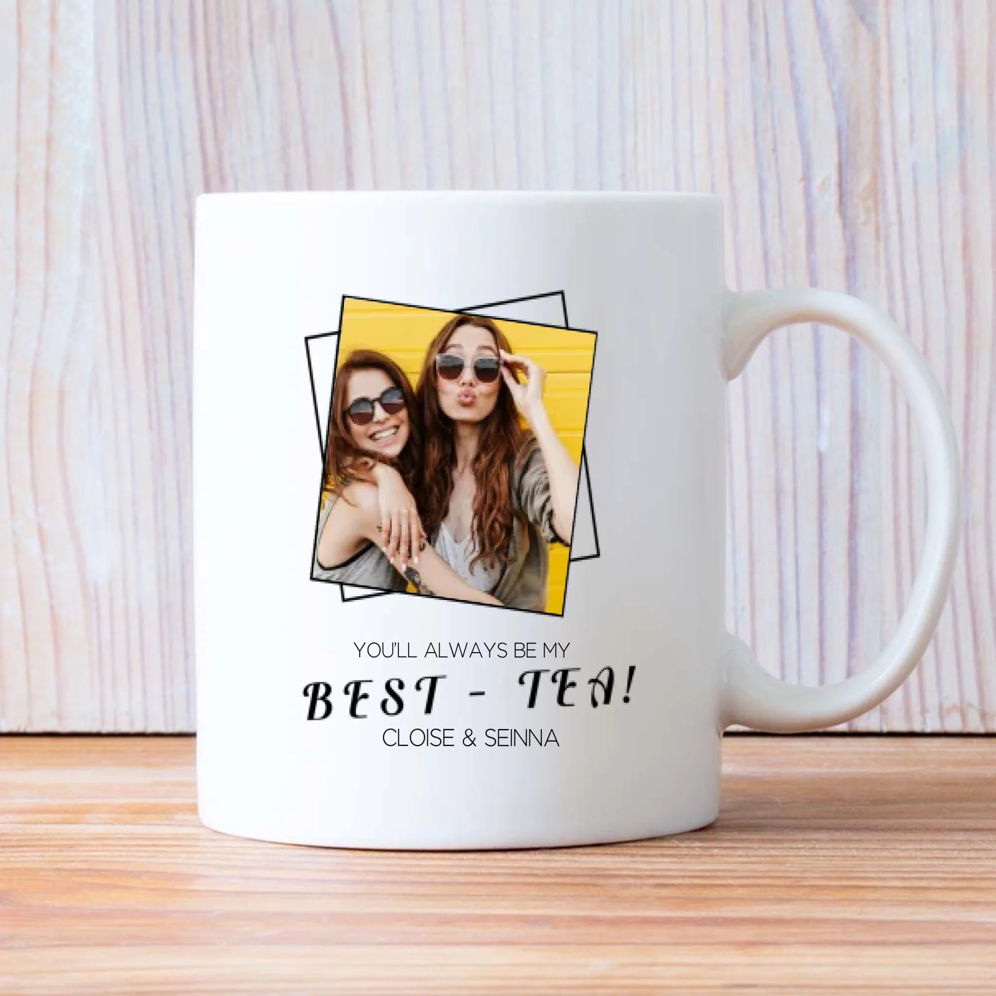 Personalized Mug – She Is My Bestie - 89Prints