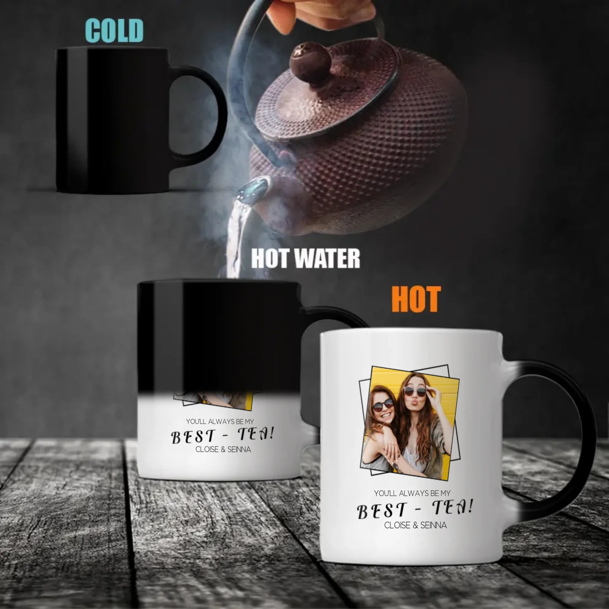 Personalized Mug – She Is My Bestie - 89Prints