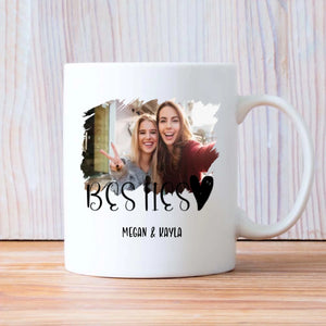 Bestie Memories Mug – Custom Photo & Wine Together Quote - 89Prints