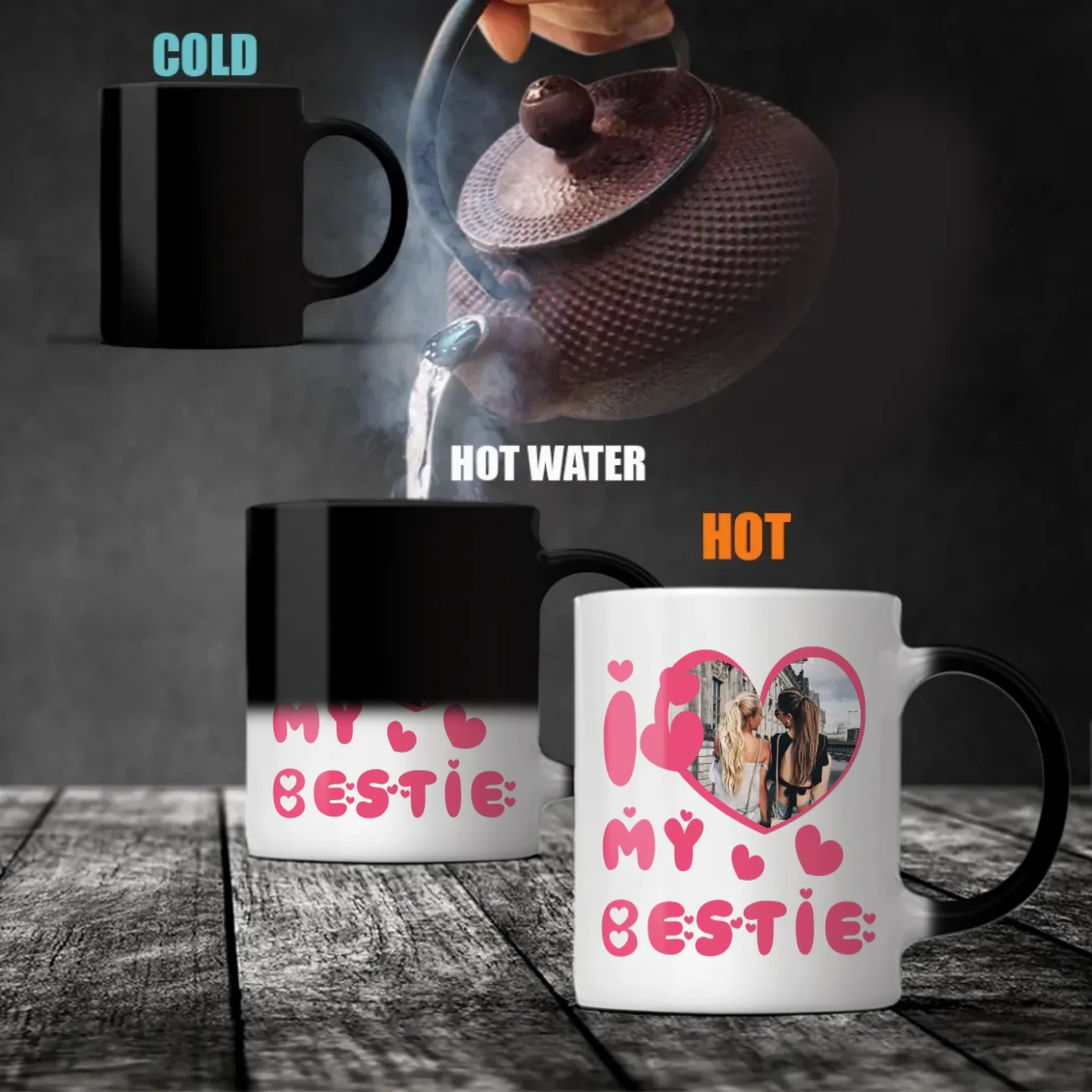 Custom Bestie Mug – A Sweet Gift for Your Closest Friend - 89Prints