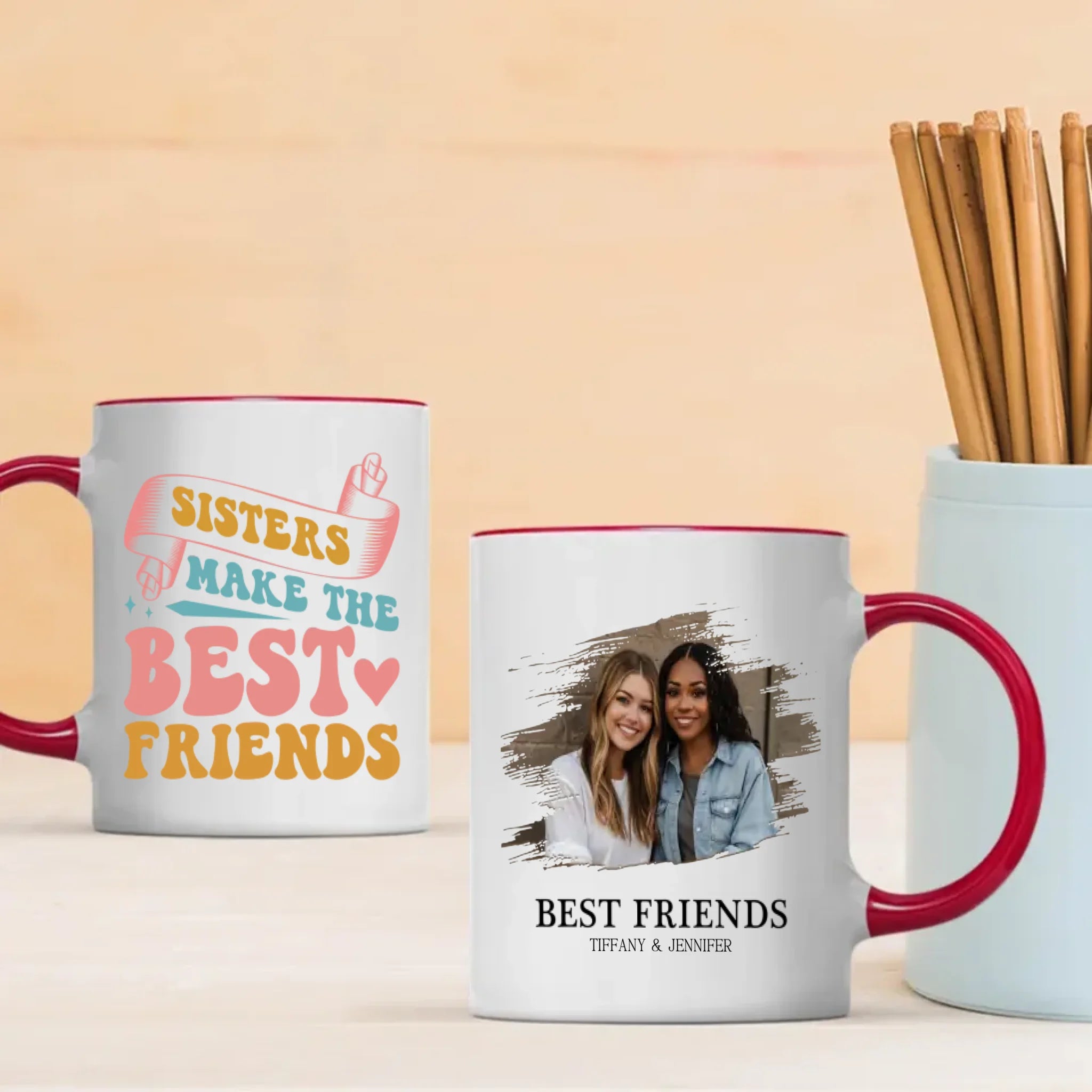 Bestie Personalized Mug – Birthday Gift for Best Friend - 89Prints