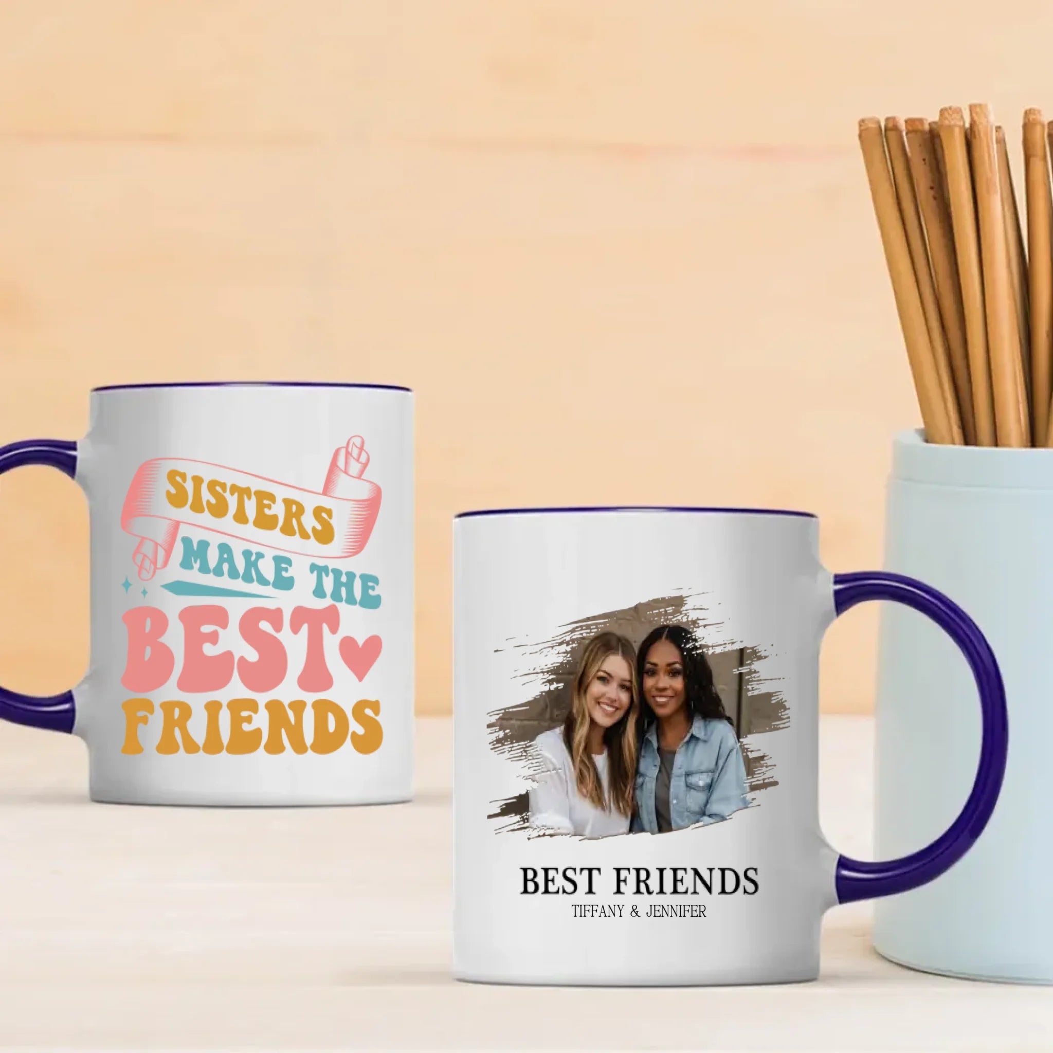 Bestie Personalized Mug – Birthday Gift for Best Friend - 89Prints