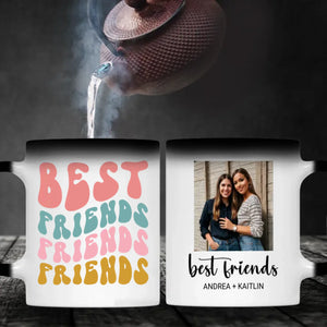 Best Friends Magic Mug – Personalized Friendship Anniversary Gift - 89Prints