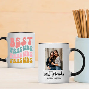 Best Friends Magic Mug – Personalized Friendship Anniversary Gift - 89Prints