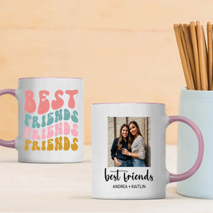 Best Friends Magic Mug – Personalized Friendship Anniversary Gift - 89Prints