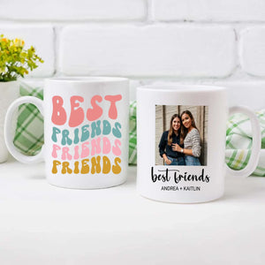 Best Friends Magic Mug – Personalized Friendship Anniversary Gift - 89Prints