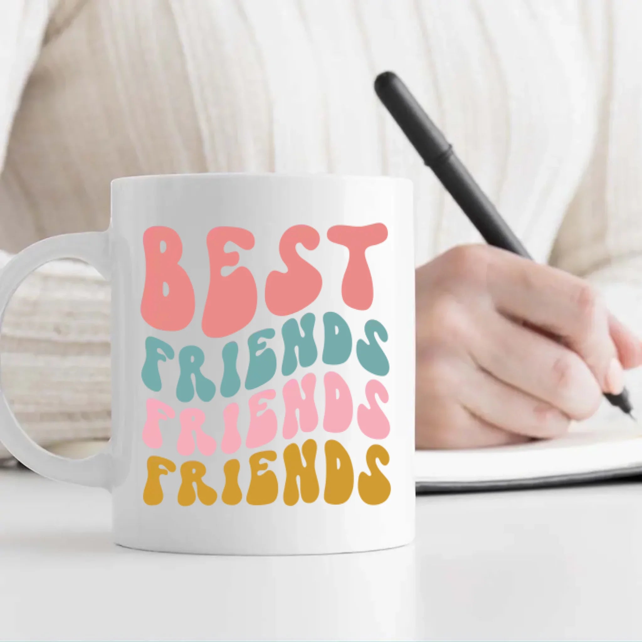 Best Friends Magic Mug – Personalized Friendship Anniversary Gift - 89Prints