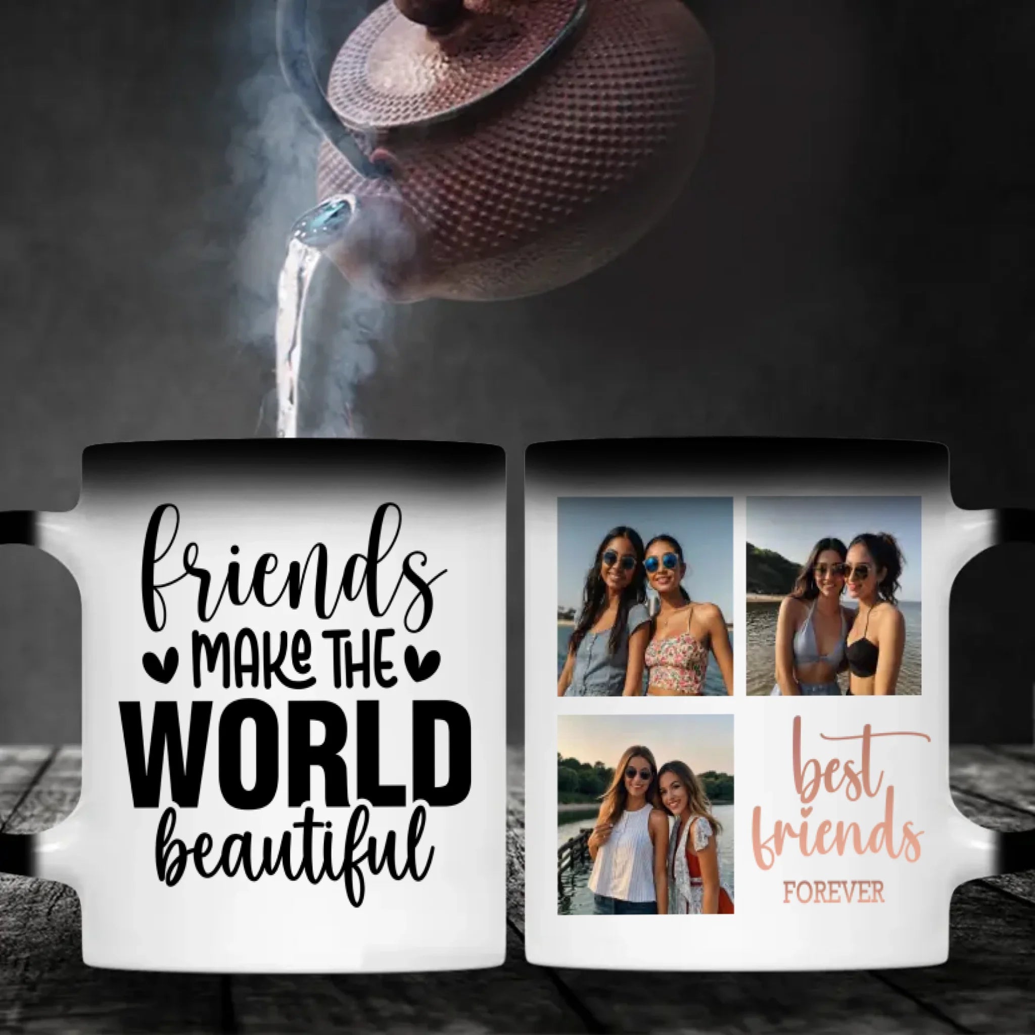 Personalized Reveal Gift  – Surprise Best Friends Magic Mug  - 89Prints