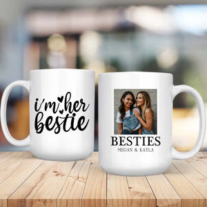 Personalized Bestie Mug – Sister-Like Friendship Gift - 89Prints