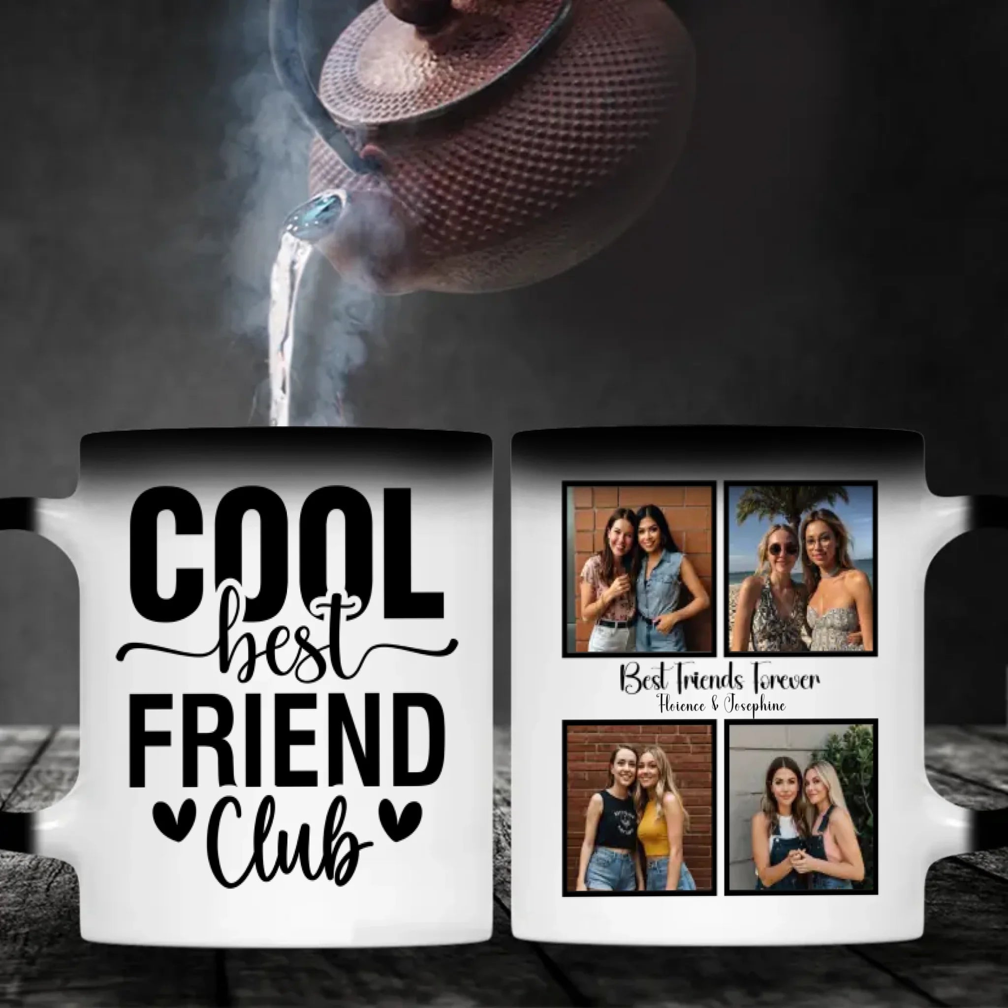 Elegant Best Friends Magic Mug – Personalized Luxury Gift - 89Prints