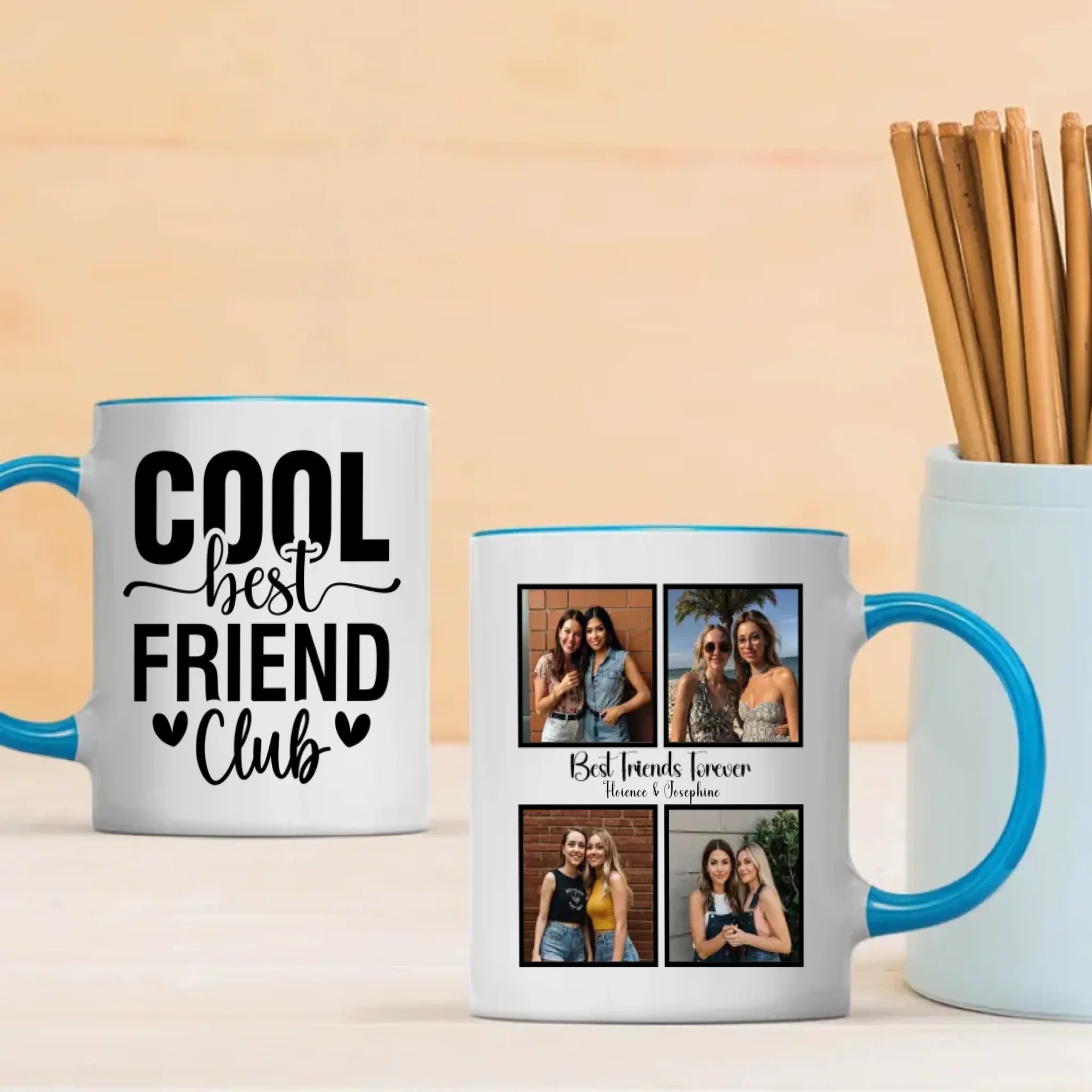 Elegant Best Friends Magic Mug – Personalized Luxury Gift - 89Prints