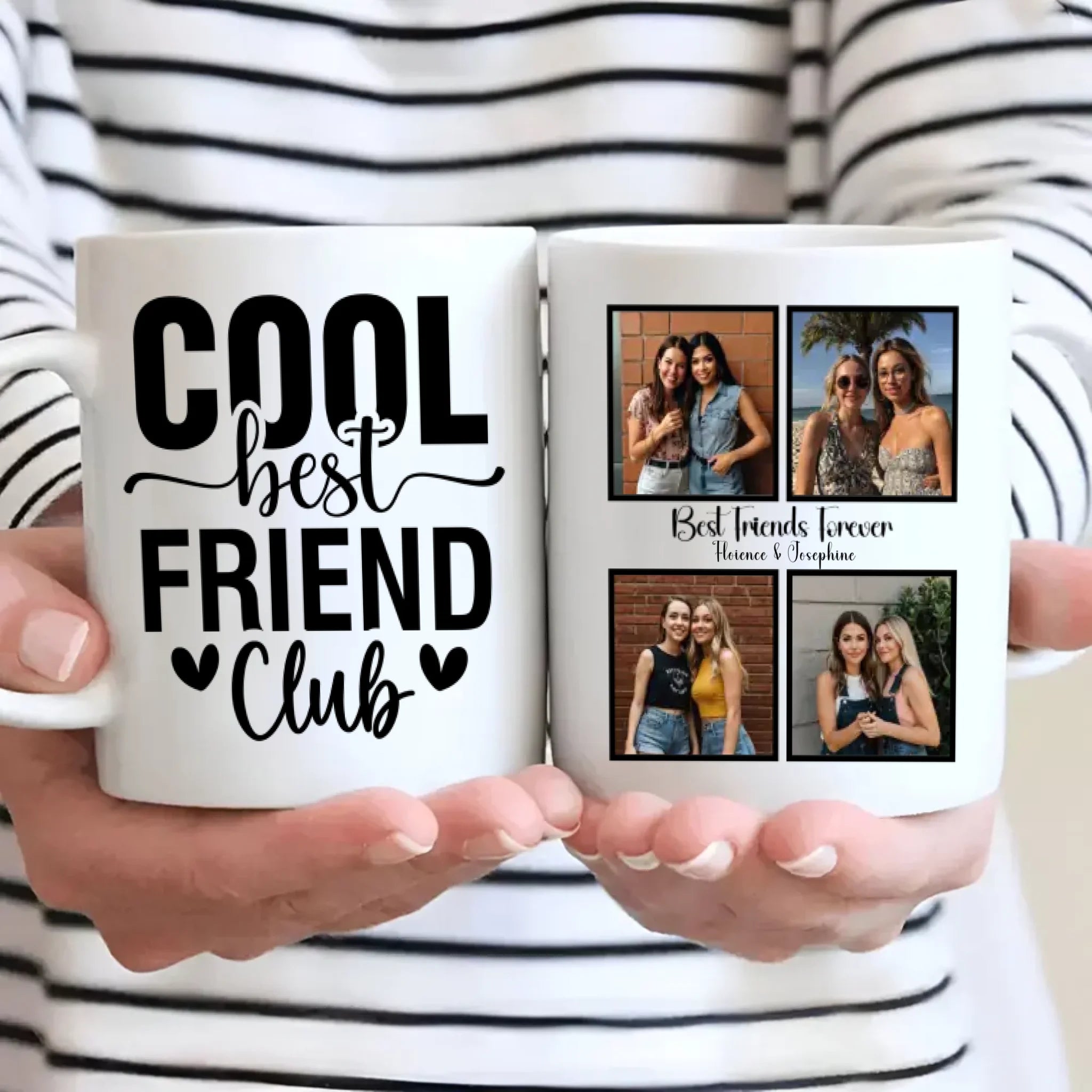 Elegant Best Friends Magic Mug – Personalized Luxury Gift - 89Prints