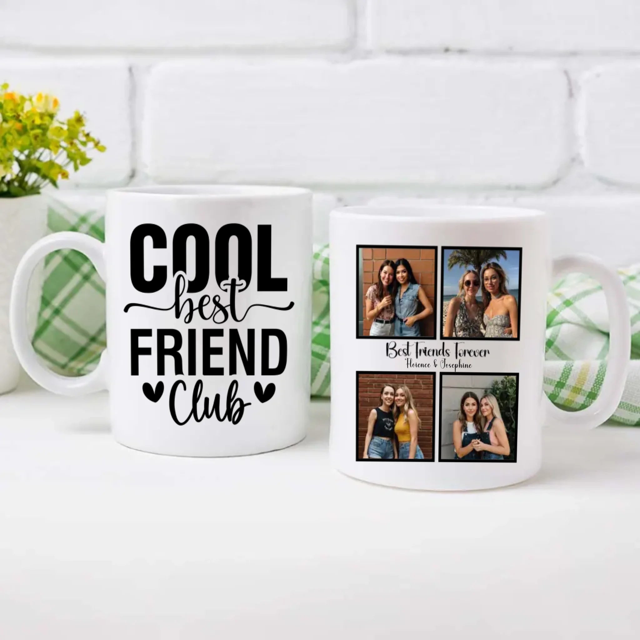 Elegant Best Friends Magic Mug – Personalized Luxury Gift - 89Prints