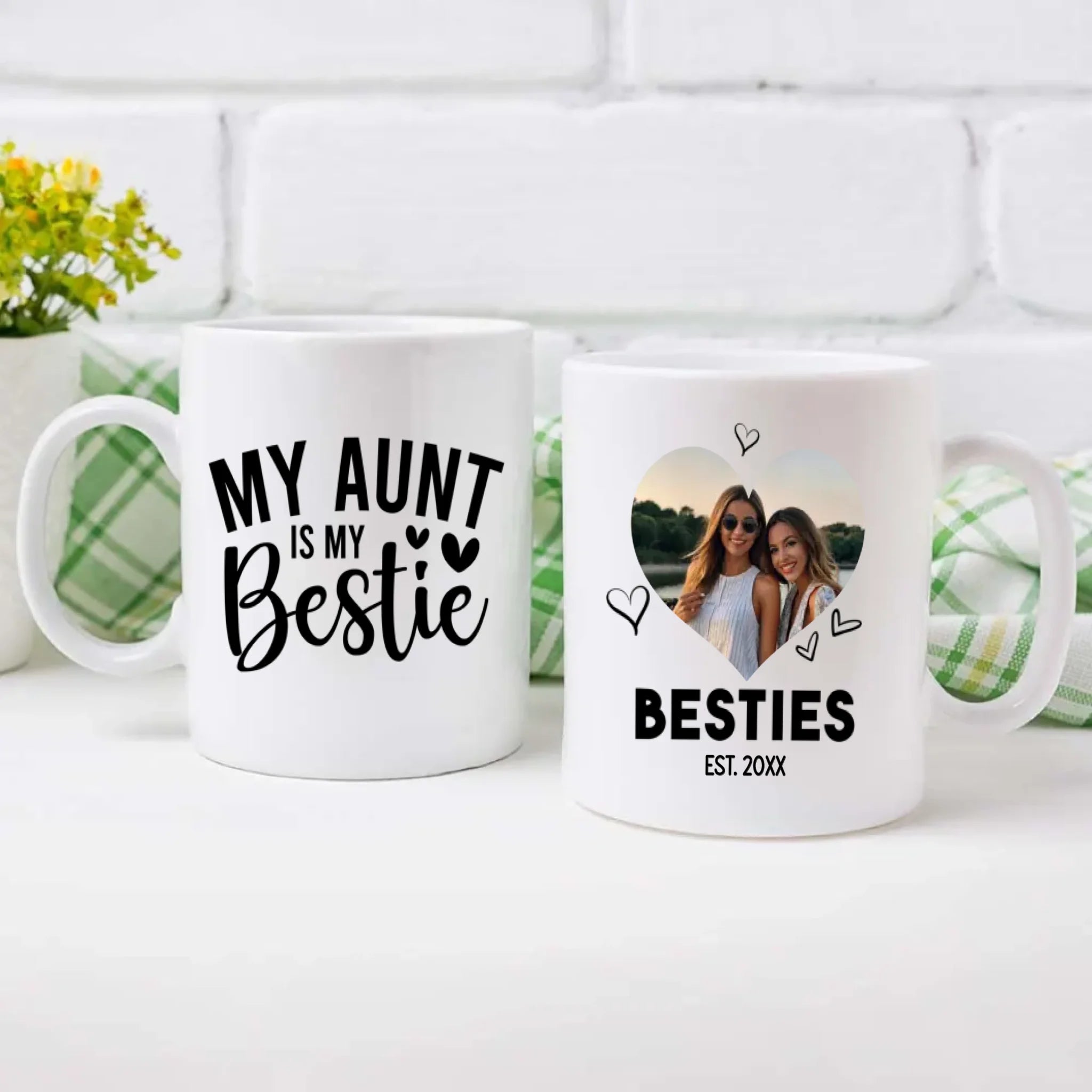 Personalized Best Friends Mug – Cute Custom Gift for Bestie - 89Prints