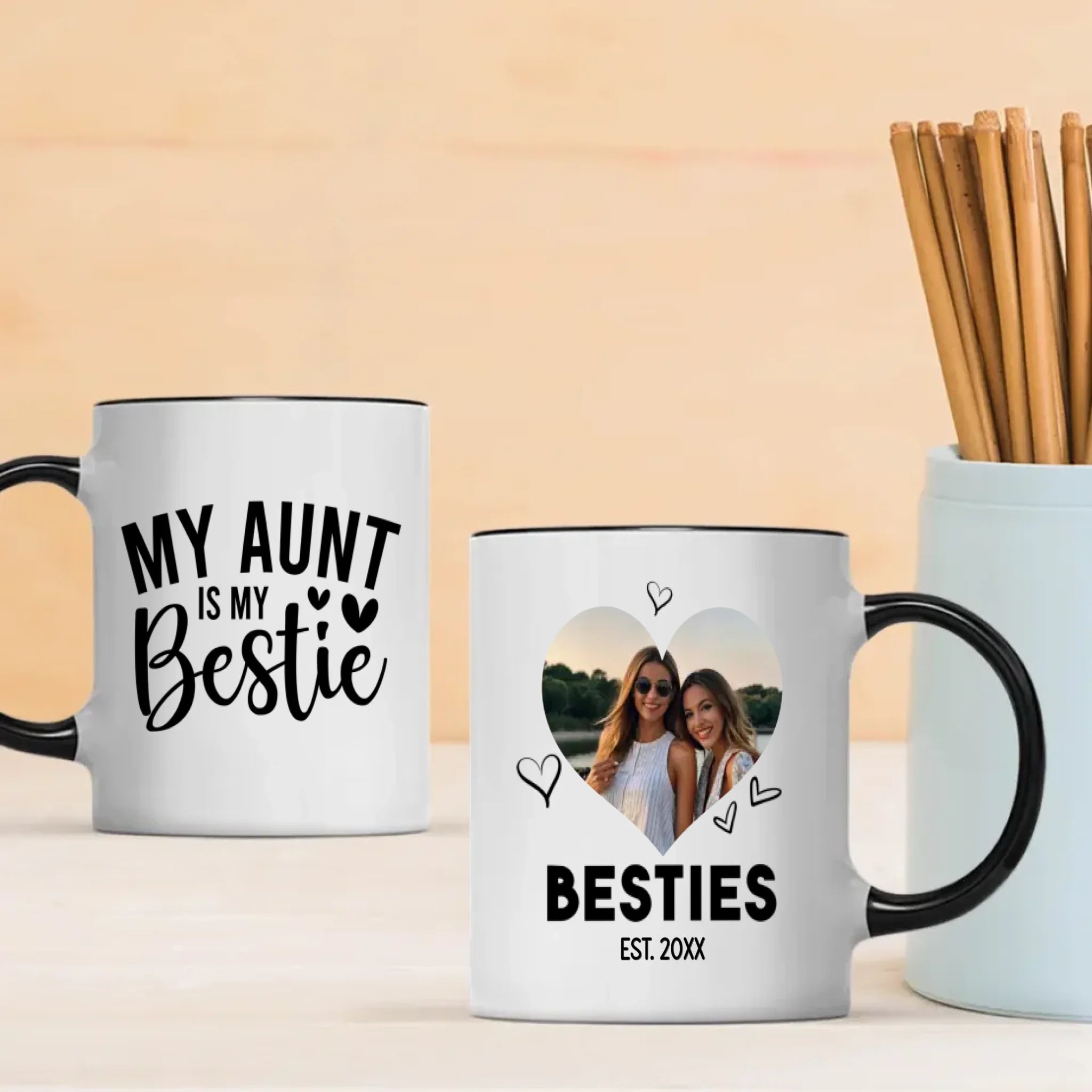 Personalized Best Friends Mug – Cute Custom Gift for Bestie - 89Prints