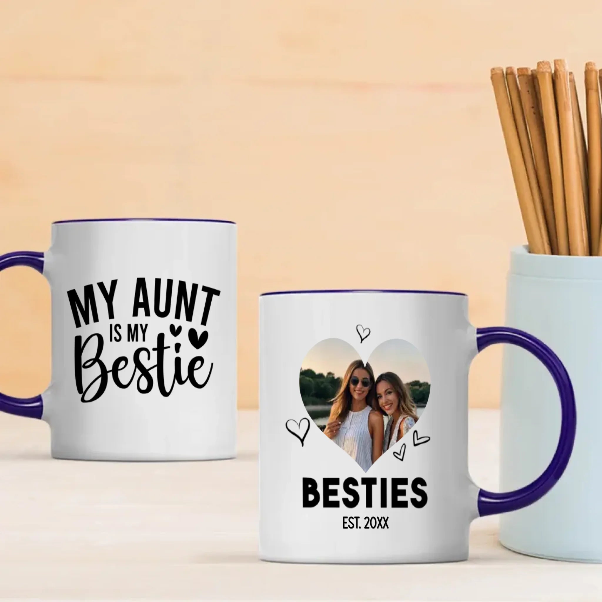 Personalized Best Friends Mug – Cute Custom Gift for Bestie - 89Prints