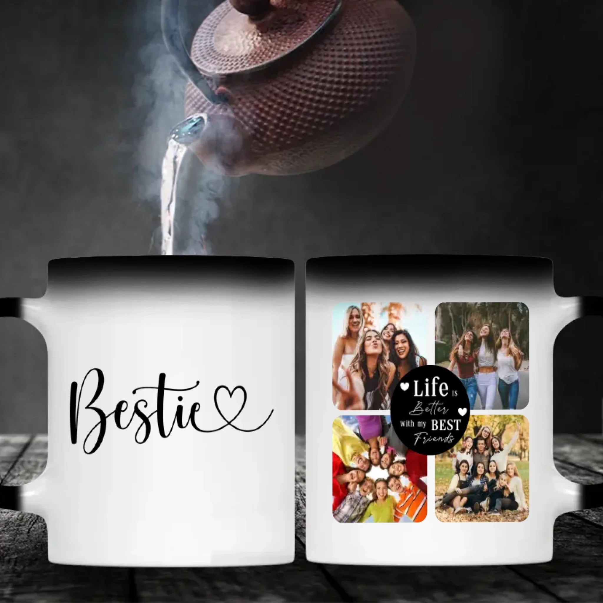 Personalized Best Friends Mug – Daily Use Friendship Gift - 89Prints