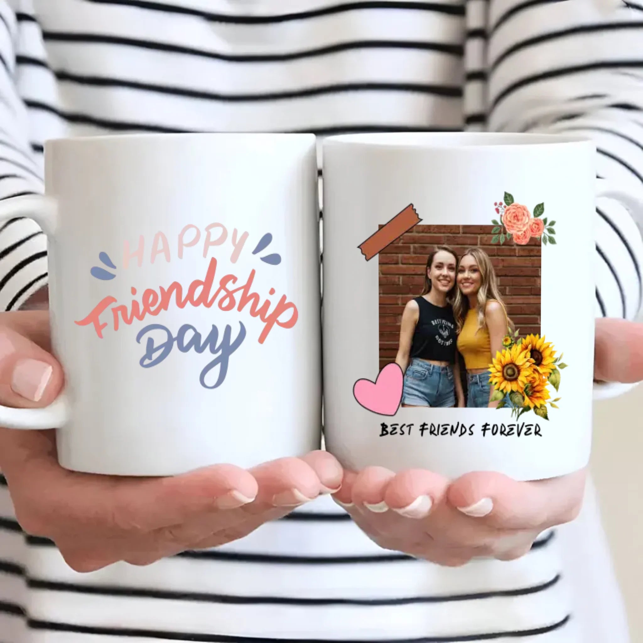 Personalized Best Friends Mug – Happy Friendship Day Keepsake - 89Prints