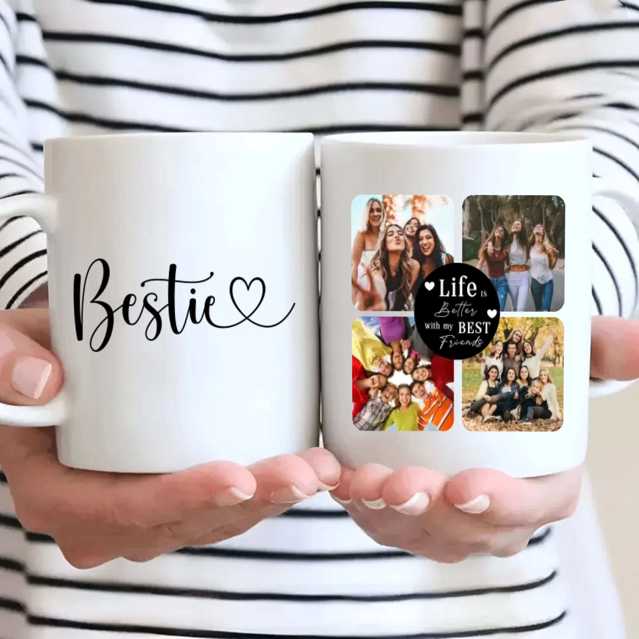 Personalized Best Friends Mug – Daily Use Friendship Gift - 89Prints
