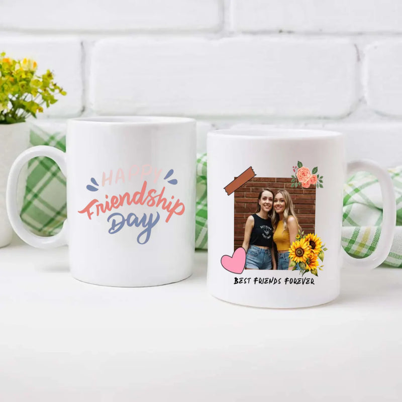 Personalized Best Friends Mug – Happy Friendship Day Keepsake - 89Prints