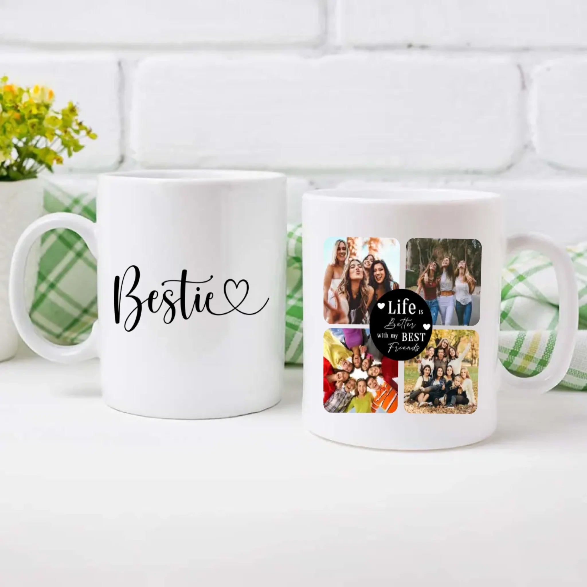 Personalized Best Friends Mug – Daily Use Friendship Gift - 89Prints