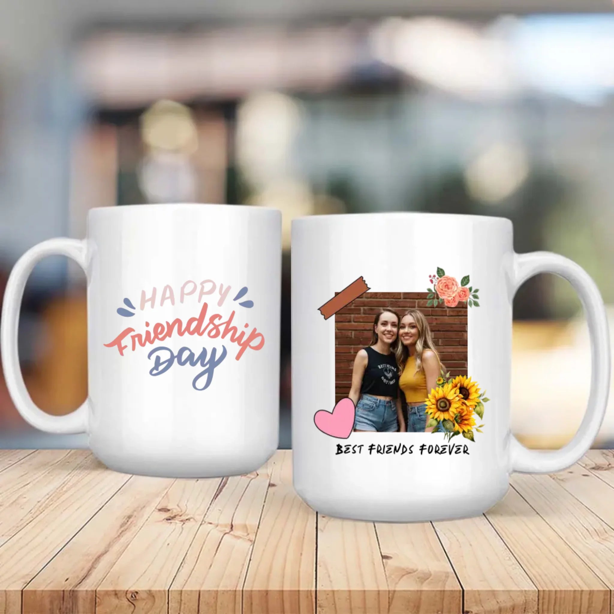 Personalized Best Friends Mug – Happy Friendship Day Keepsake - 89Prints