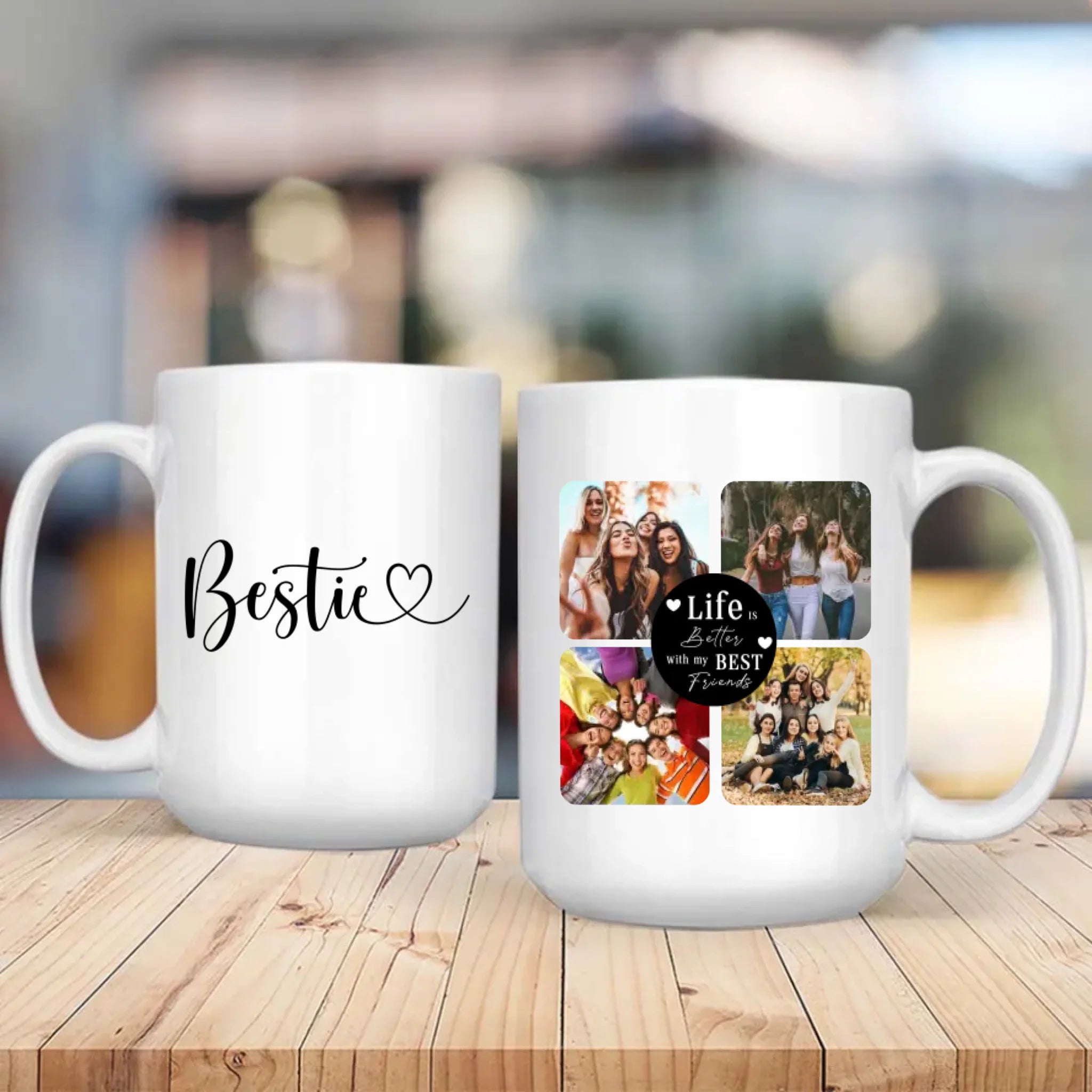 Personalized Best Friends Mug – Daily Use Friendship Gift - 89Prints