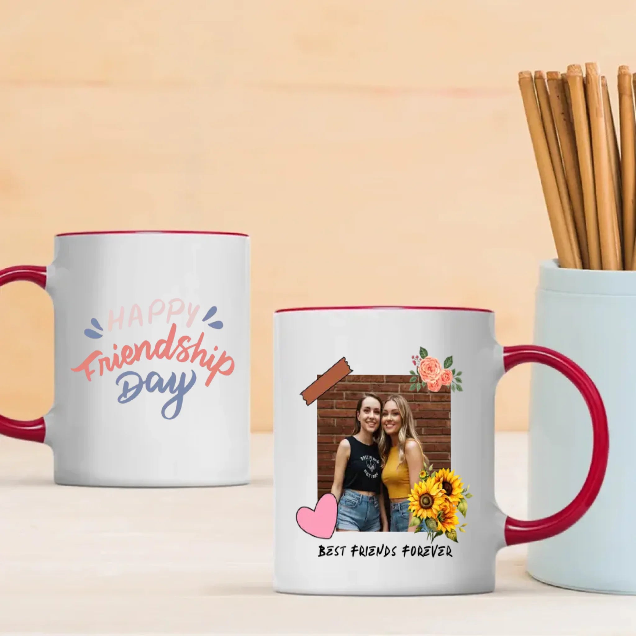 Personalized Best Friends Mug – Happy Friendship Day Keepsake - 89Prints