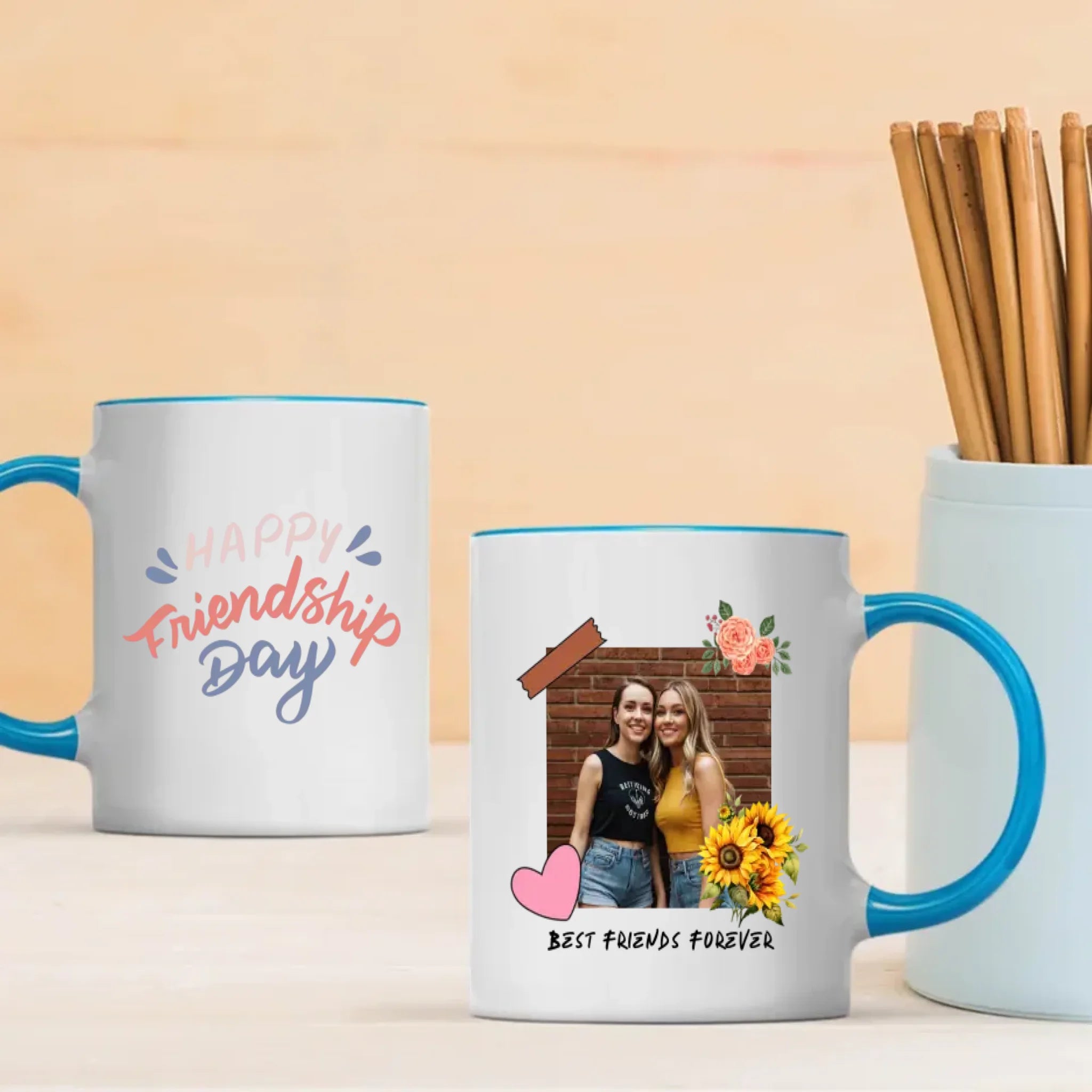 Personalized Best Friends Mug – Happy Friendship Day Keepsake - 89Prints
