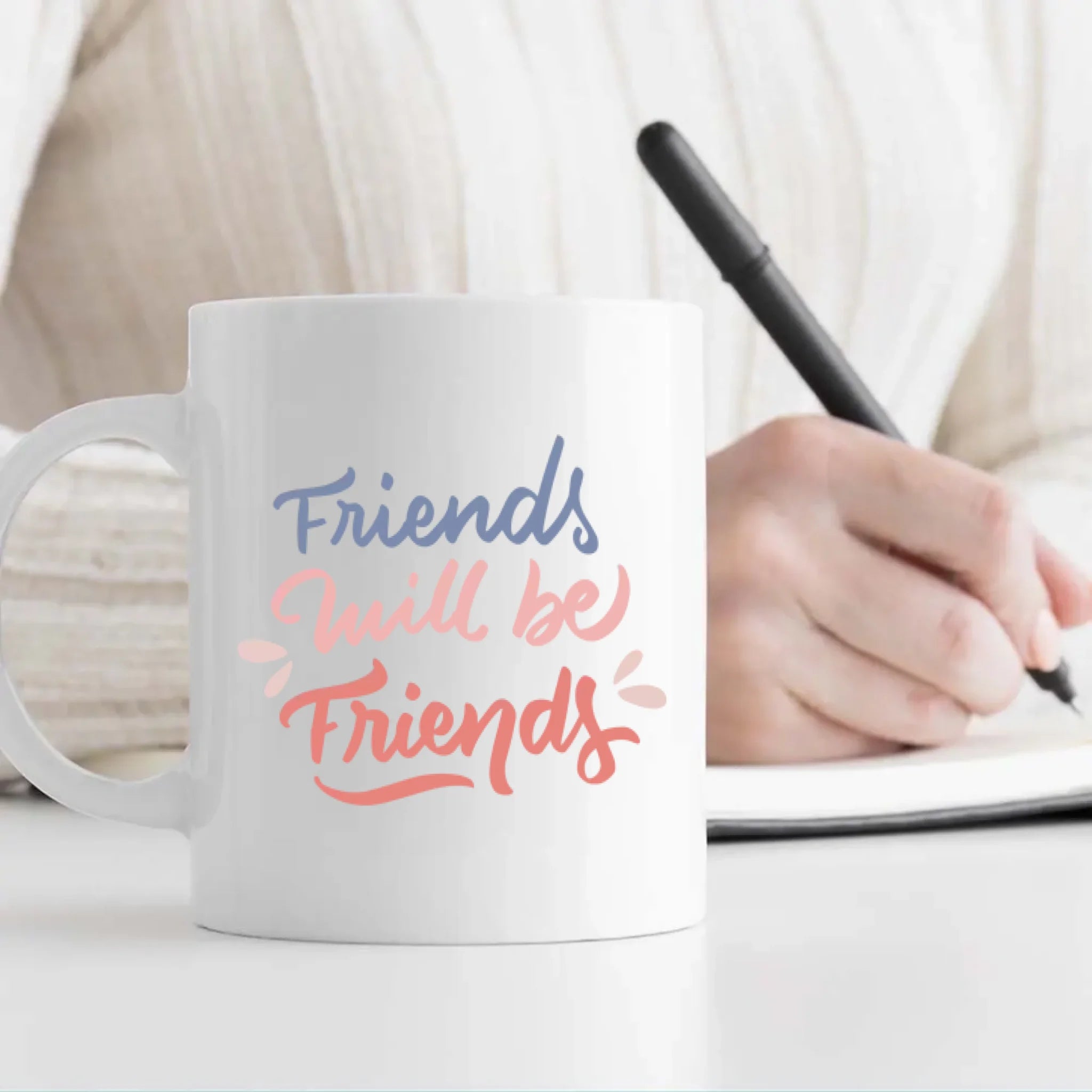 Custom Bestie Mug – Daily Gift with Friends Will Be Friends - 89Prints