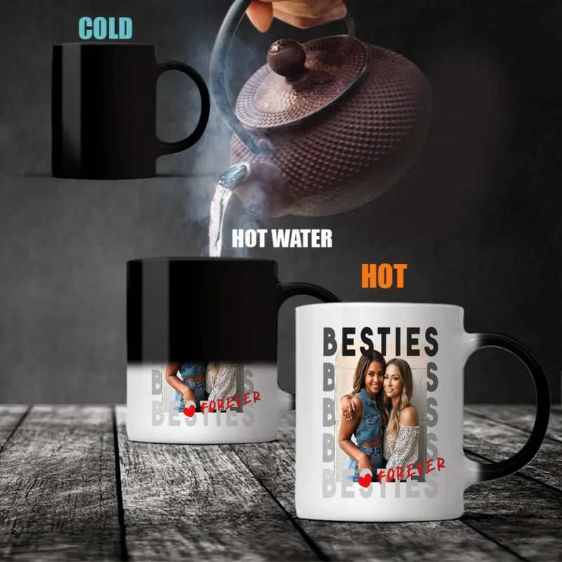 Custom Best Friend Mug – Friendship That Makes Life Brighter - 89Prints
