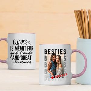 Custom Best Friend Mug – Friendship That Makes Life Brighter - 89Prints