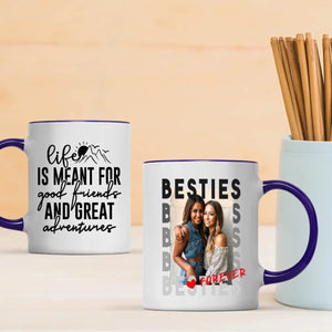 Custom Best Friend Mug – Friendship That Makes Life Brighter - 89Prints