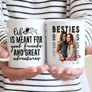 Custom Best Friend Mug – Friendship That Makes Life Brighter - 89Prints