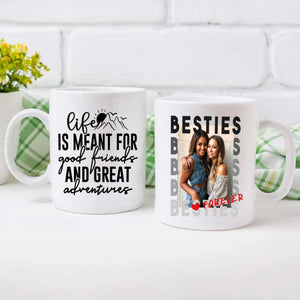 Custom Best Friend Mug – Friendship That Makes Life Brighter - 89Prints