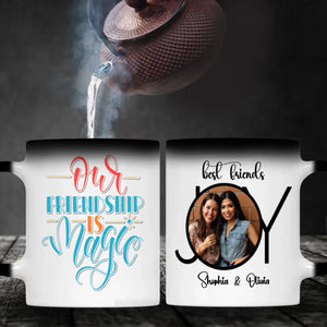 Magical Friendship Mug – Custom Bestie Gift with Names & Photo - 89Prints
