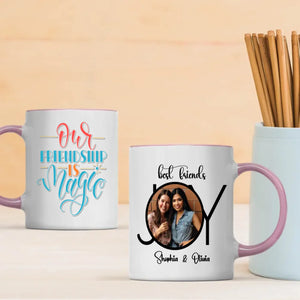 Magical Friendship Mug – Custom Bestie Gift with Names & Photo - 89Prints