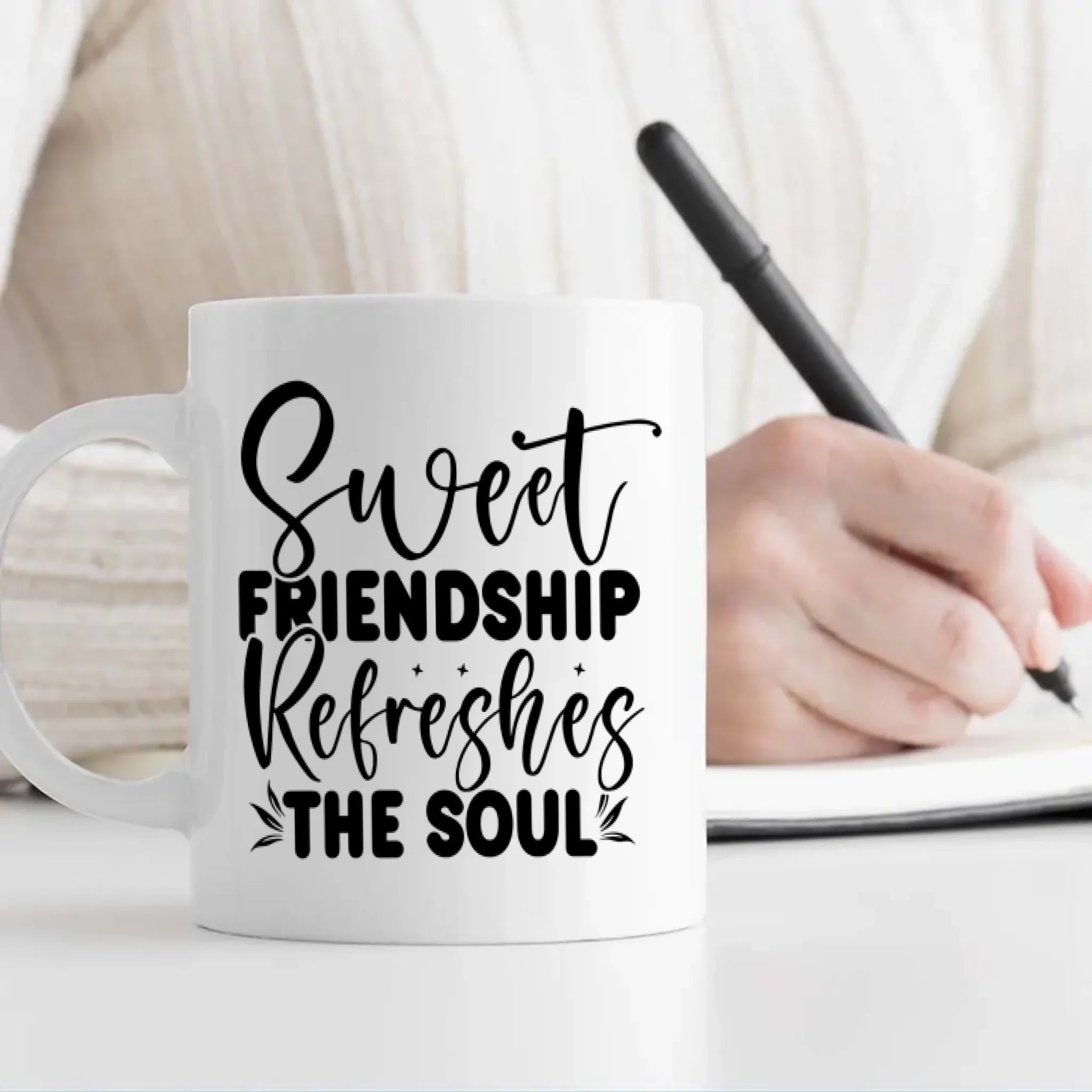 Best Friends Forever – Personalized Mug with Sweet Friendship Quote - 89Prints