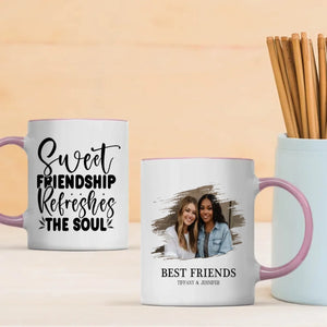 Best Friends Forever – Personalized Mug with Sweet Friendship Quote - 89Prints