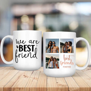 Cute Personalized Mug – Happiness Is Knowing We Are Best Friends - 89Prints