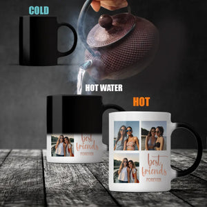 Cute Personalized Mug – Happiness Is Knowing We Are Best Friends - 89Prints