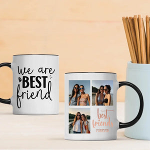Cute Personalized Mug – Happiness Is Knowing We Are Best Friends - 89Prints