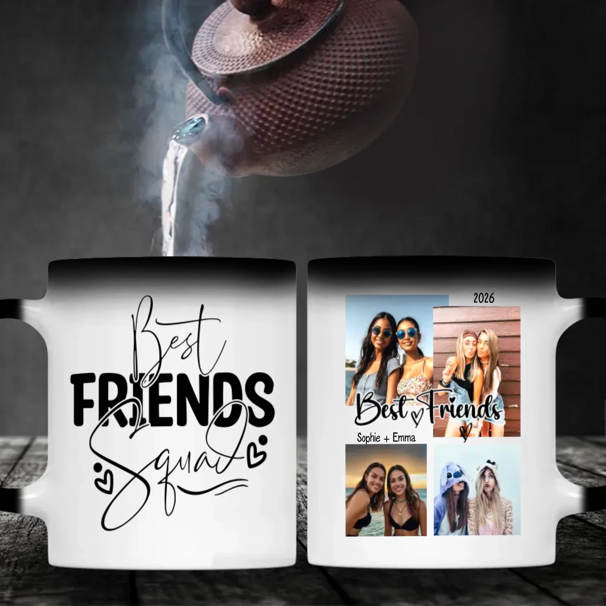 Cozy Personalized Mug – Sharing Moments with Best Friends - 89Prints