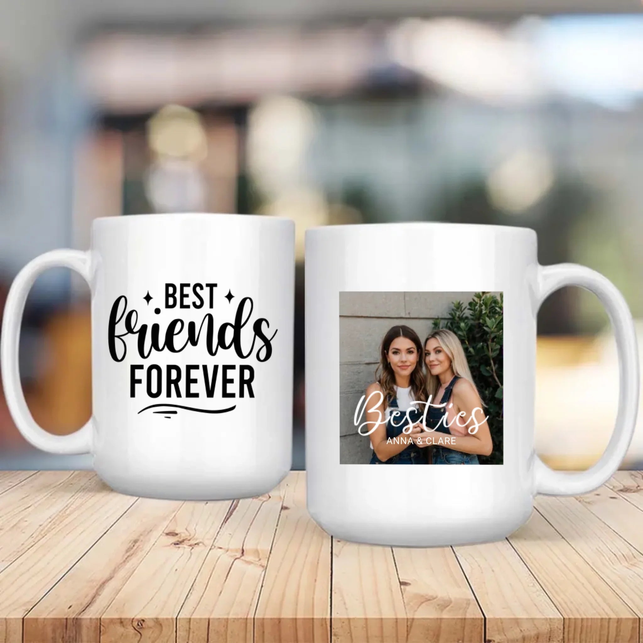 Elegant Coffee Mug – Because You’re My Best Friend Forever - 89Prints