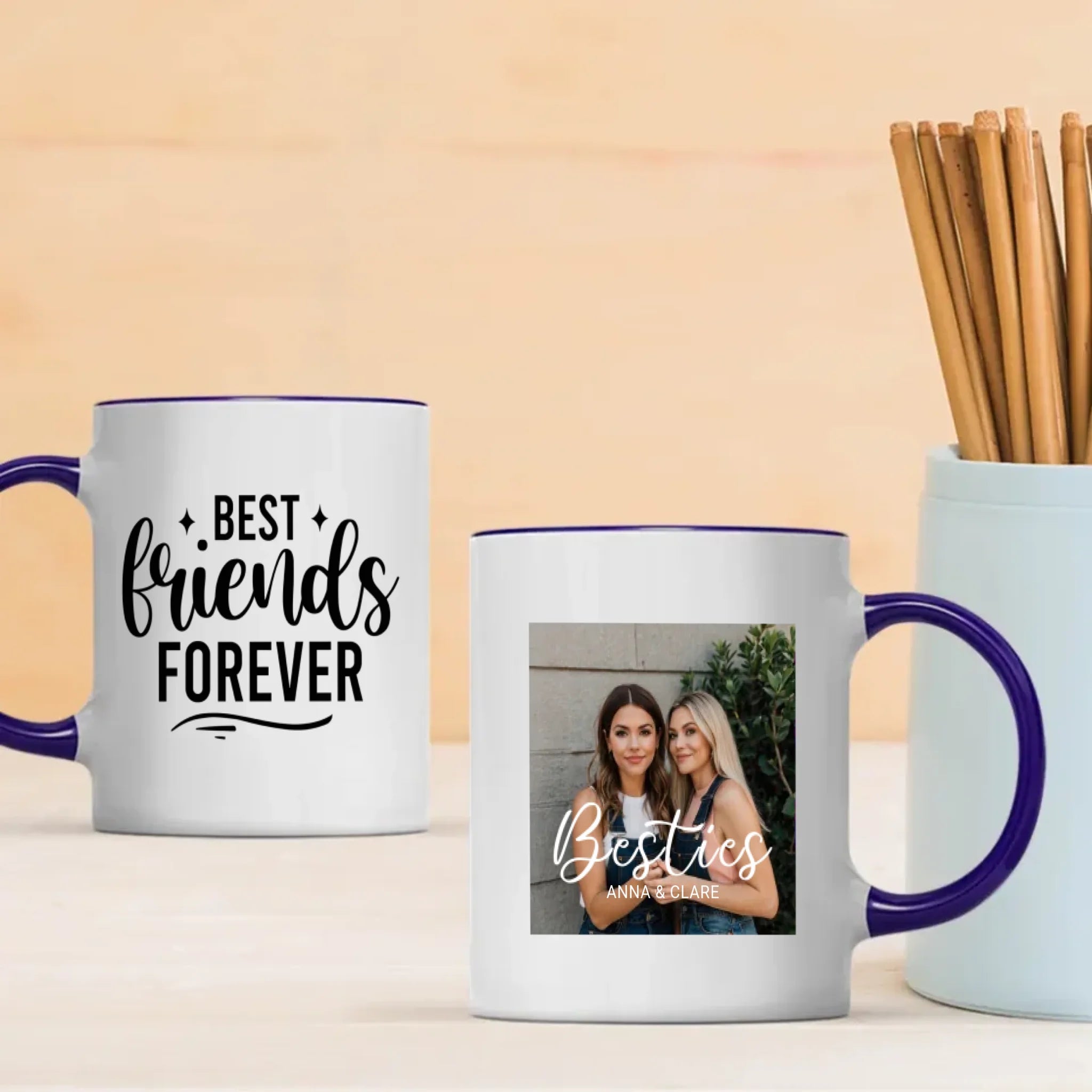 Elegant Coffee Mug – Because You’re My Best Friend Forever - 89Prints