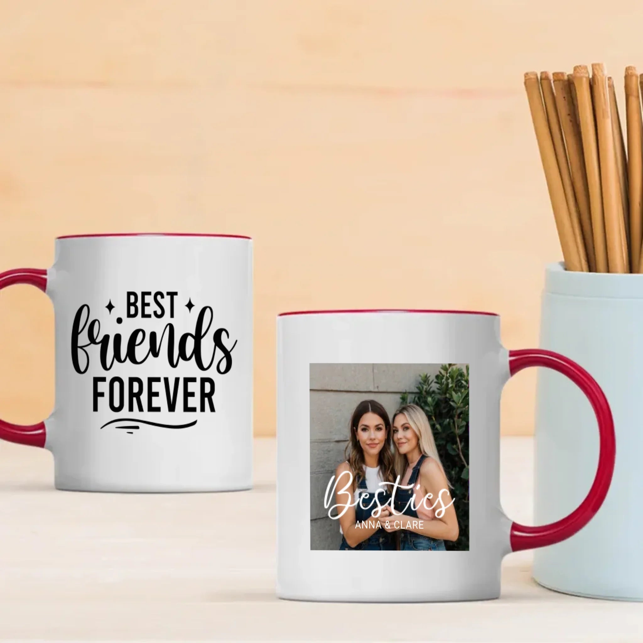 Elegant Coffee Mug – Because You’re My Best Friend Forever - 89Prints