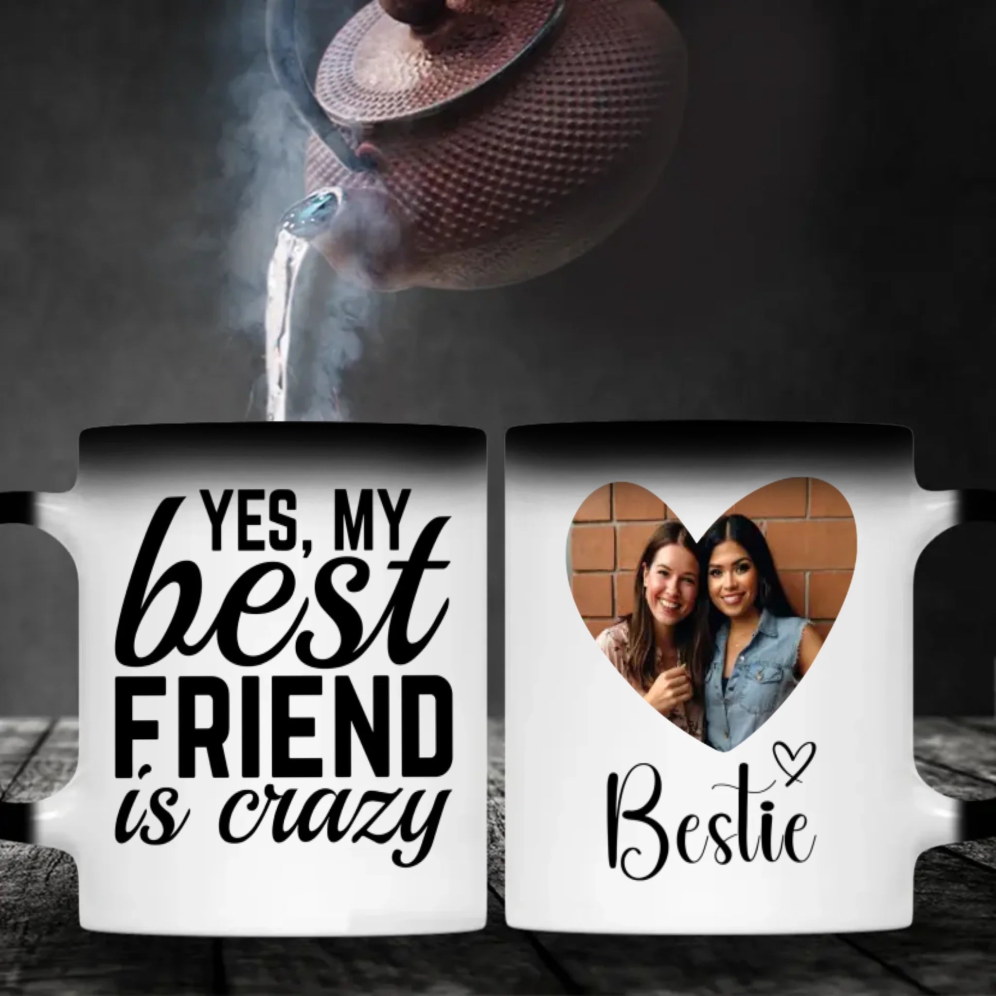 Personalized Mug Gift – Proof That Yes, My Best Friend Is Crazy - 89Prints