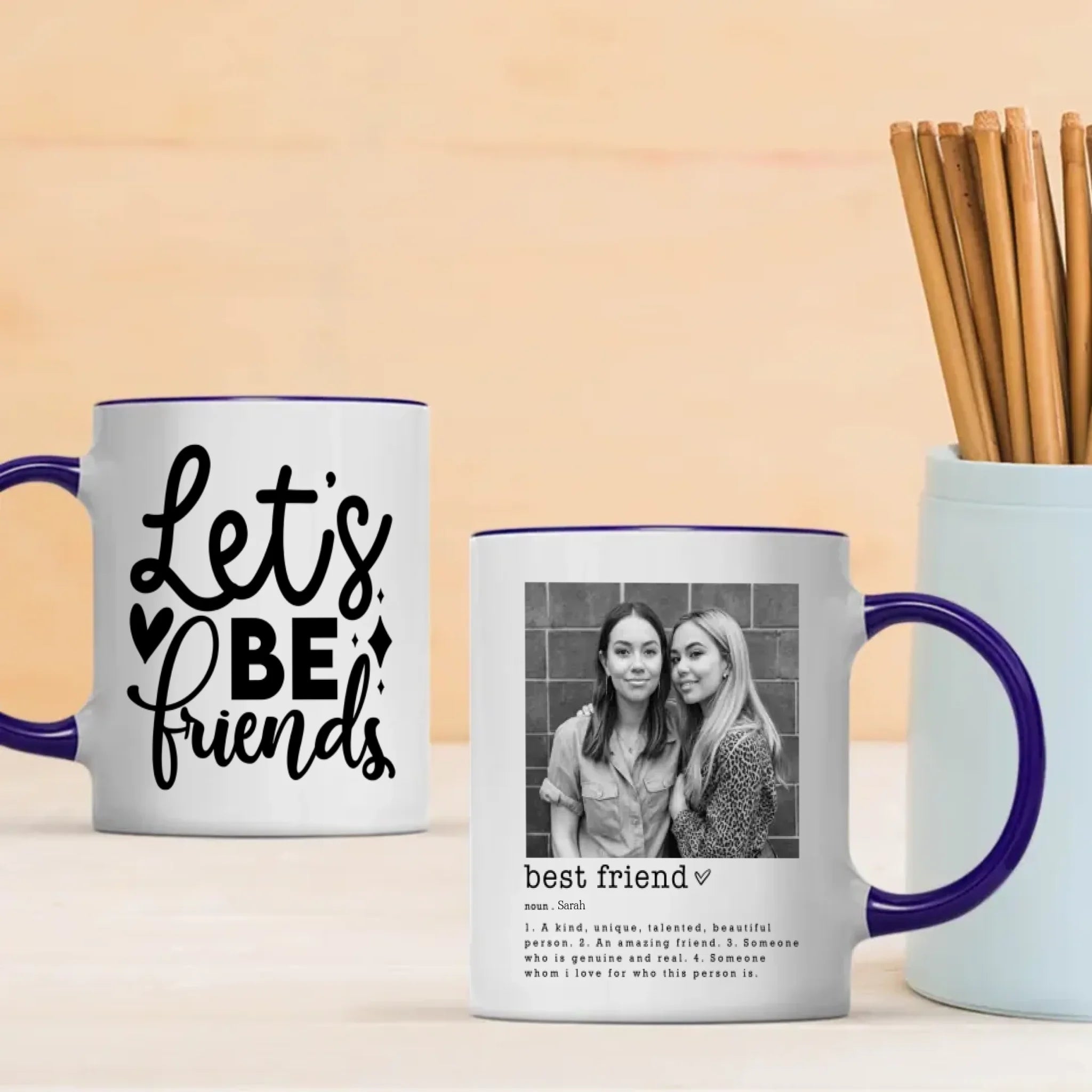 Let’s Be Friends Mug – A Sweet Start to Every Connection - 89Prints