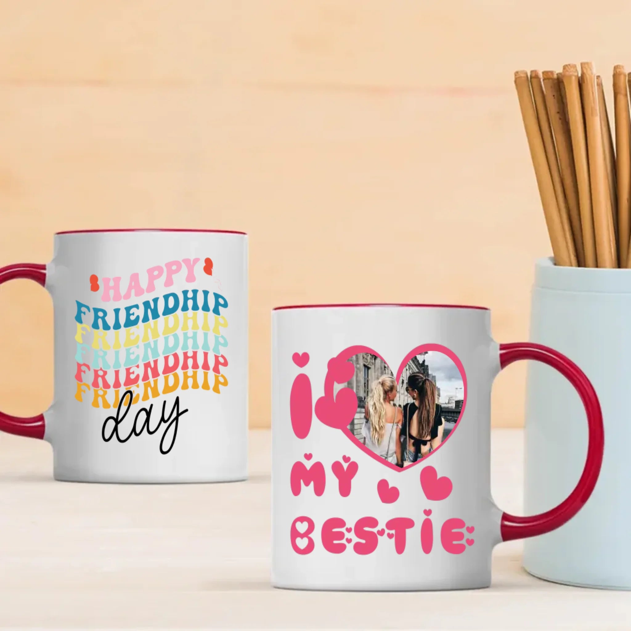 A Mug Full of Love – Customizable Bestie Gift for Every Sip - 89Prints